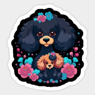 Poodle Mothers Day Sticker